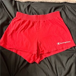 Champion Women's Vibrant Red Athletic Shorts